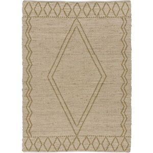 Atticgo Tapis fabrique a partir d'algues, en couleur naturel, 120X170 cm