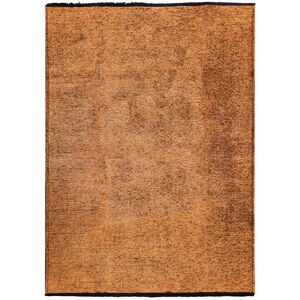 The Deco Factory Tapis en coton et polyester lavable tisse plat orange 120x170