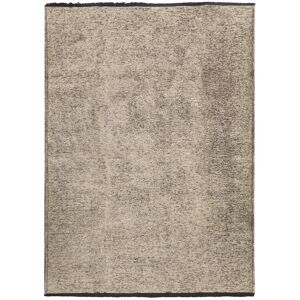 The Deco Factory Tapis en coton et polyester tisse plat gris 120x170