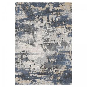 Un amour de tapis Tapis salon en polyester Oeko-Tex 80x150 Bleu