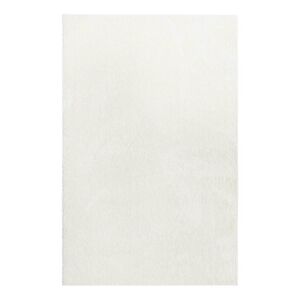 Esprit Tapis poils longs doux brillant blanc creme 120x170