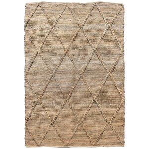 Un amour de tapis Tapis kilim en jute fait main 160x230 Creme