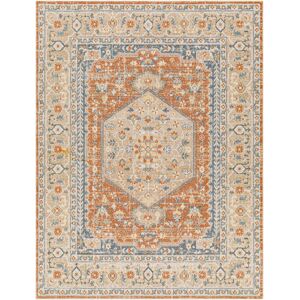 Surya Tapis Vintage Lavable en Machine Orange/Jaune 160x213