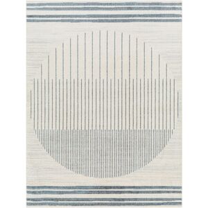 Surya Tapis Scandinave Lavable en Machine Bleu 200x275