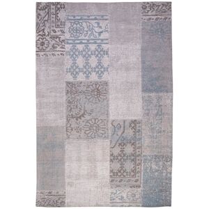 MOYCOR Tapis en tissu patchwork bicolore 140x200 cm