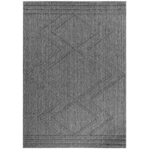 STUDIO DECO Tapis effet jute naturel a relief berbere gris 140x200cm