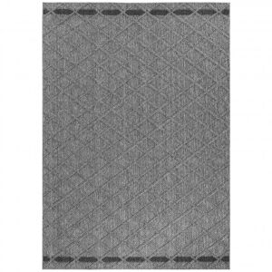 STUDIO DECO Tapis effet jute naturel a relief stries gris 120x170cm