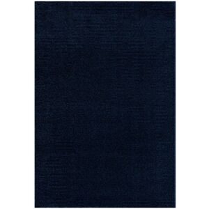 STUDIO DECO Tapis uni bleu a relief lineaire 140x200cm