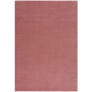 STUDIO DECO Tapis uni rose a relief lineaire 160x230cm