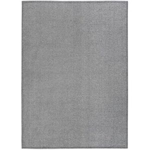 Atticgo Tapis lavable au design neutre en gris, 140X200 cm