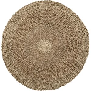 Bazar Bizar Tapis en herbes de mer naturel 90x90