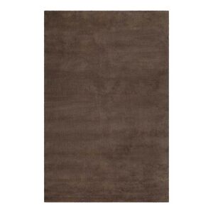 Esprit Tapis a poil court pure laine vierge marron 90x160