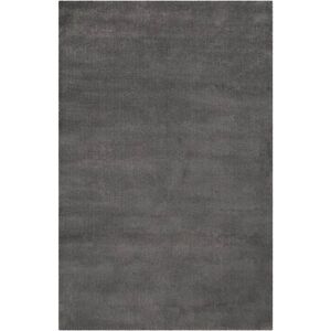 Esprit Tapis a poil court pure laine vierge gris fonce 90x160