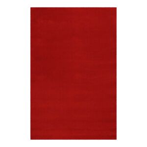 Esprit Tapis a poil court pure laine vierge rouge 90x160