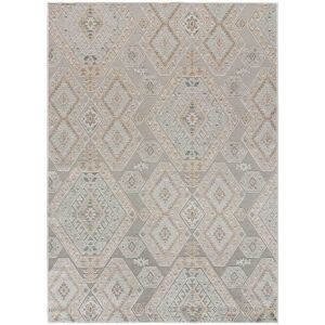 Atticgo Tapis en viscose de style vintage, moutarde, 095X140 cm