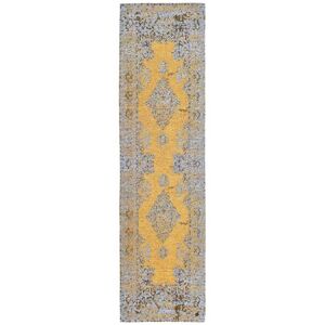 Tom Tailor Tapis d'orient vintage tisse plat or 075x290 cm