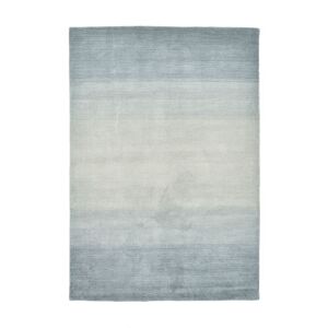 THEKO Tapis degrade de couleur en laine gris 60x90 cm