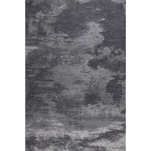 THEKO Tapis moderne brillant tisse machine Anthracite 80x150 cm