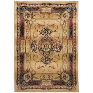 THEKO Tapis d'orient aubusson tisse machine - Beige 200x285 cm