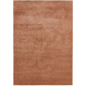 Drawer Tapis a poil long lavable en machine terracotta 140x200 cm