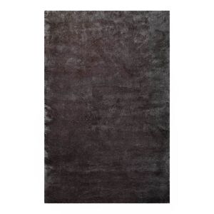 Homie Living Tapis a poils longs, doux et moelleux, gris anthracite 110x170