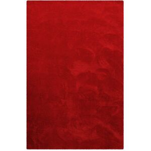 Homie Living Tapis a poils longs, confort moelleux, rouge 140x200