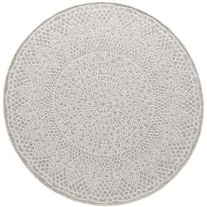 AFK Tapis interieur exterieur rond Beige 160x160, OEKO-TEX®