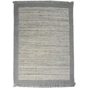 Un amour de tapis Tapis berbere 120x170 cm noue main en laine gris Care&Fair