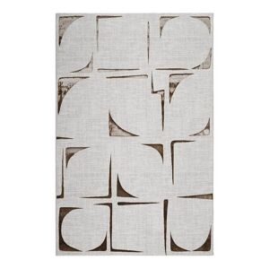 Esprit Tapis ras beige chine avec motif brun 200x200