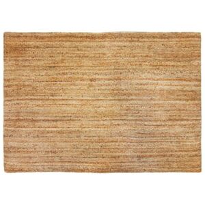 The Deco Factory Tapis en jute tresse main, lignes naturel 200x290