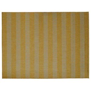 The Deco Factory Tapis interieur-exterieur aspect jute motif lignes jaune 195x275