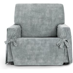 Eysa Housse de fauteuil antitache avec des rubans gris perle 80 -120 cm