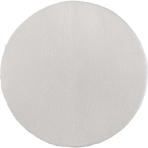 Nordic Coast Tapis d'eveil de bebe rond polyester boucle blanc casse 100 cm