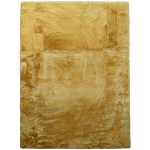 The Deco Factory Tapis imitation fourrure extra-doux jaune 120x160