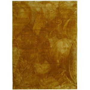 The Deco Factory Tapis uni jaune en polyester 160x220