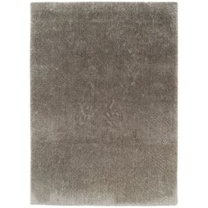 HelloCarpet Tapis uni design en polyester argente 160x230