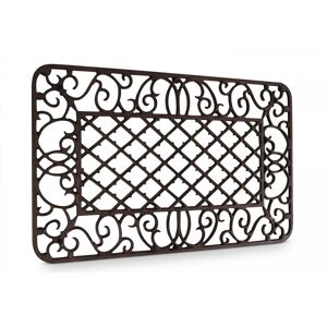 Decoration d'Autrefois Paillasson Rectangulaire Fonte Marron 66,5x41,56x2cm