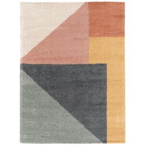 Drawer Tapis contemporain a motif geometrique multicolore 120x170 cm