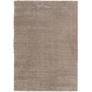 Drawer Tapis a poil long lavable en machine taupe 120x170 cm