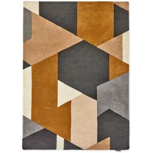 Harlequin Tapis salon en laine Fait main 200x280 Orange