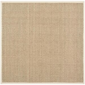 Safavieh Tapis Herbe de mer Naturel/Beige 90 X 90