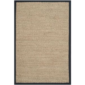 Safavieh Tapis Herbe de mer Naturel/Noir 60 X 90