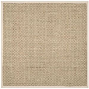 Safavieh Tapis Herbe de mer Naturel/Ivoire 90 X 90