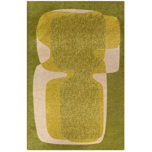 Novatrend Tapis de salon moderne tisse plat vert 240x340 cm