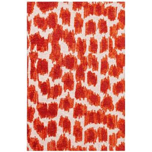 Novatrend Tapis de salon moderne tisse plat orange 240x340 cm