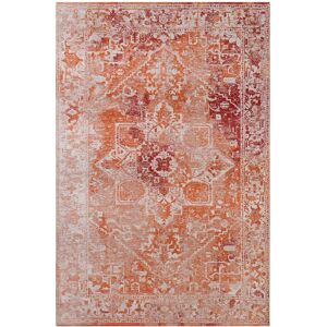 Novatrend Tapis de salon moderne tisse plat rouge 80x150 cm