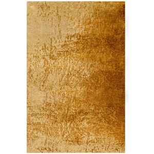 Novatrend Tapis de salon moderne tisse plat jaune 170x240 cm