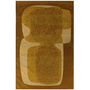 Novatrend Tapis de salon moderne tisse plat marron 200x280 cm