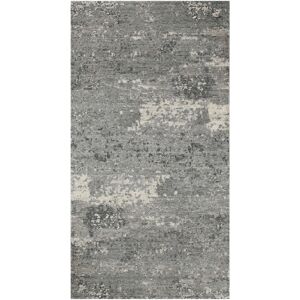 Esprit Tapis contemporain pure laine et viscose avec tons de gris 80x150