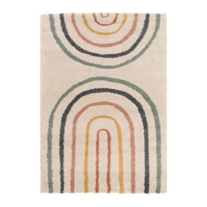 AFK Tapis enfant epais et confortable multicolore 120 x 170